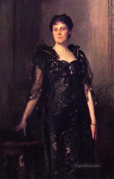  Thompson Canvas - Mrs Charles F St Clair Anstruther Thompson nee Agnes portrait John Singer Sargent